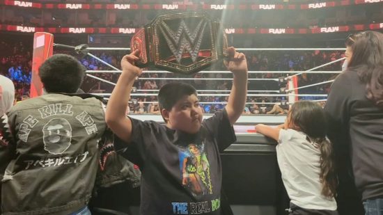 Sasha Banks surprises 9-year-old cancer survivor