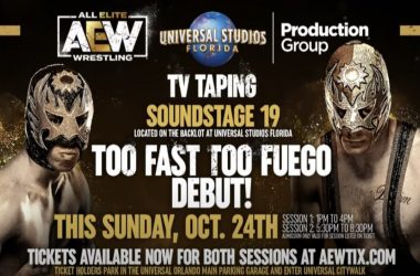 Top AEW star looks to be debuting under a mask at Dark tapings
