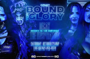 The IInspiration challenging for the Knockouts Titles at Bound For Glory