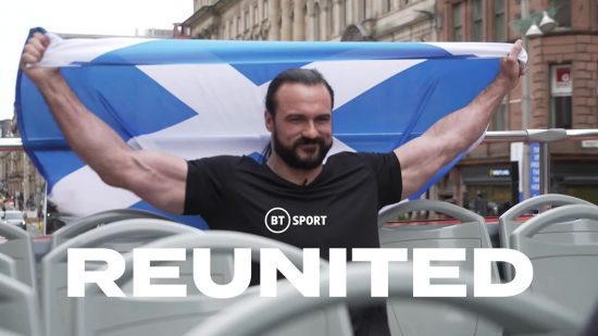 Drew McIntyre reunites with his family for the first time in two years