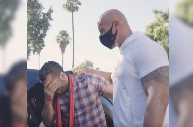 Dwayne Johnson surprises US Navy Veteran with a Ford pick-up truck