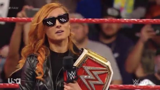 Video: Becky Lynch breaks character at meet and greet