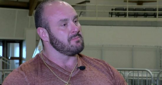 Adam Scherr (Former WWE star Braun Strowman) appears at Blizzard Brawl