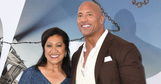 "The Rock" surprises his mother with a new Cadillac for Christmas