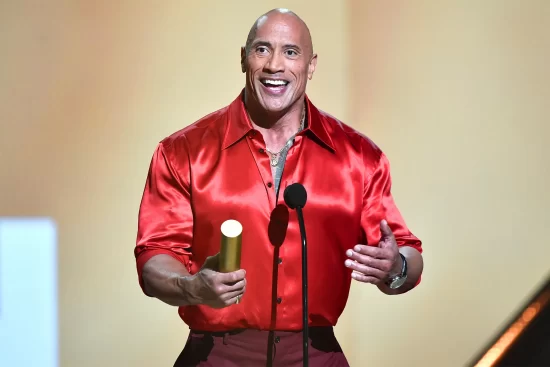 Video: The Rock accepts People's Champion Award