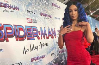 Sasha Banks at Spider-Man Premiere