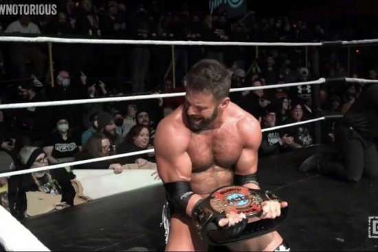 Matt Cardona declares himself ECW TV Champ at GCW Most Notorious