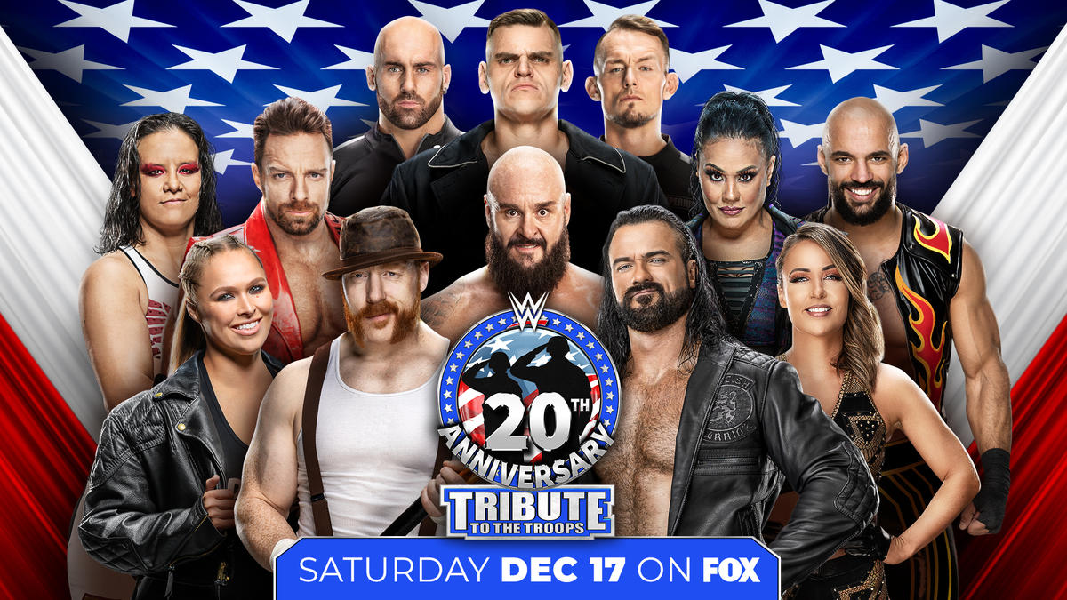 WWE 20th Annual Tribute to the Troops - 12/17/22 Quick Results and ...