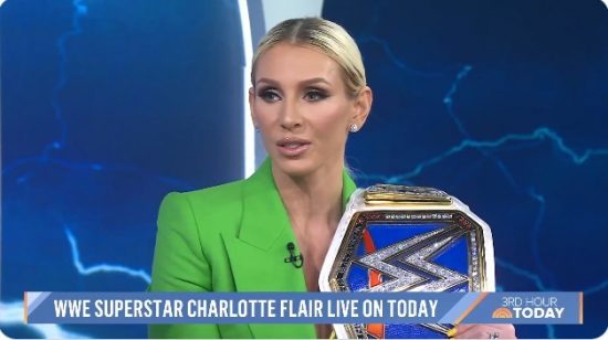 WWE News Bits 1/24/23: Charlotte Flair appears on Today Show; New trademark  filed - WWE News, WWE Results, AEW News, AEW Results