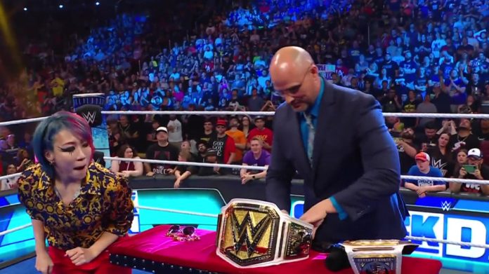 Asuka gets a new title belt, former champ returns and makes a