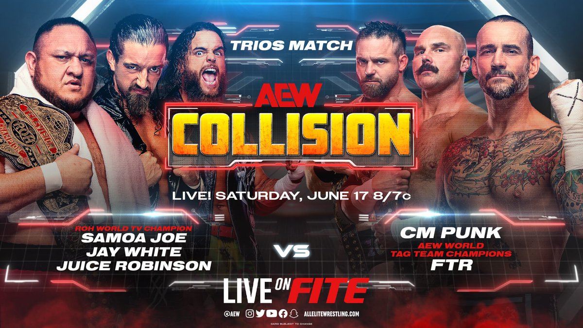 FITE announces AEW+ streaming for Collision internationally