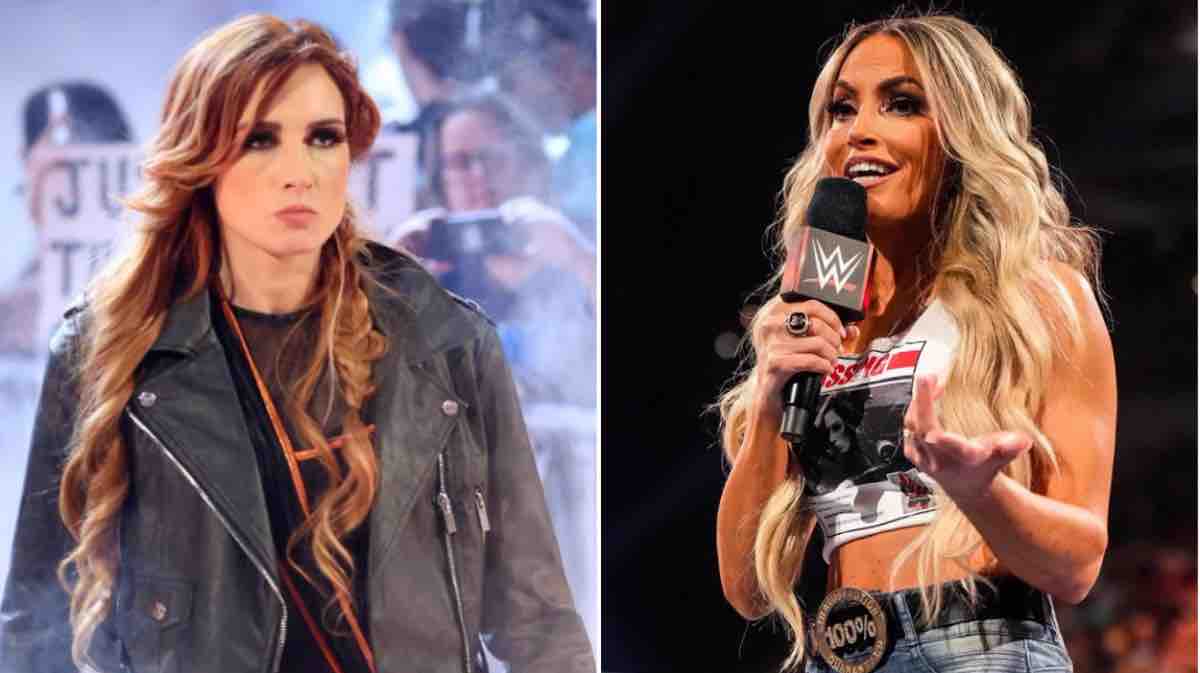 Trish Stratus reposts picture of her and Becky Lynch trending on