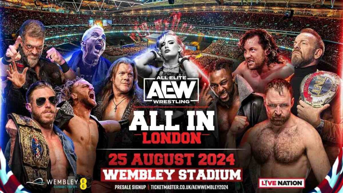 aewallinlondonwembleystadiumgraphic2024 WWE News, WWE Results