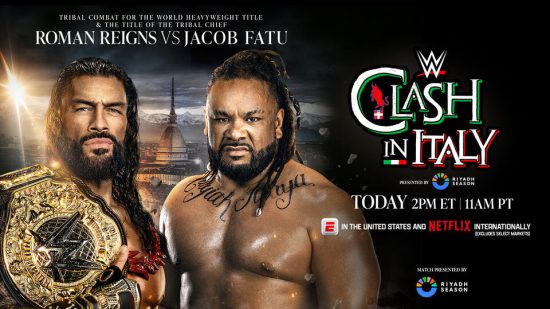 WWE Clash in Italy Results